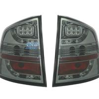 FANALI SKODA OCTAVIA KOMBI 05-13 LED FONDO CROMATO