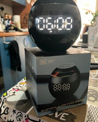 Sveglia Digitale con Altoparlante Bluetooth