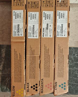 Toner originali Ricoh SP C820 / C830 – nuovi 
