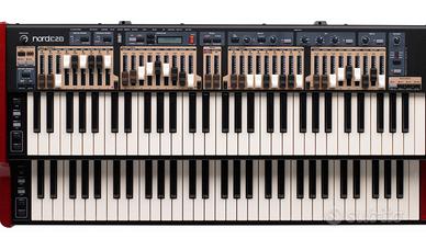 clone hammond Clavia nord C2D half moon custodia