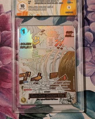 carta gradata graad One piece inglese  OP15