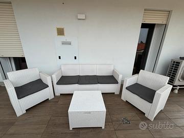 SET DIVANETTI DA ESTERNO 5 POSTI