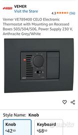termostato elettronico Vemer VE789400 CELO. 
