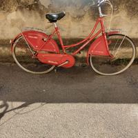 BICICLETTA BOTTECCHIA DONNA - BICI VINTAGE ROSSA