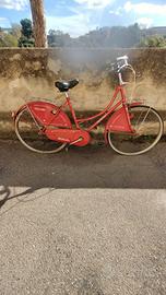BICICLETTA BOTTECCHIA DONNA - BICI VINTAGE ROSSA