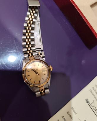 Rolex donna oro e acciaio
