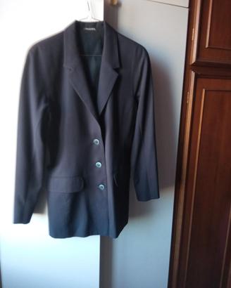 Giacca longuette blu mistolana Made in Italy tg40 