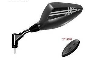 Coppia specchi yamaha tmax neri con stemma