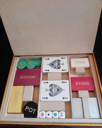 cofanetto carte francesi e fiches