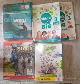 libri scolastici 3 media 