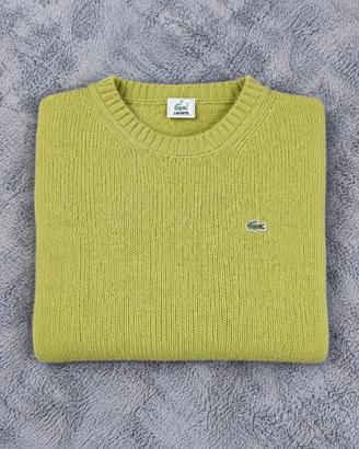 Lacoste Maglione Donna S Verde Vintage Girocollo