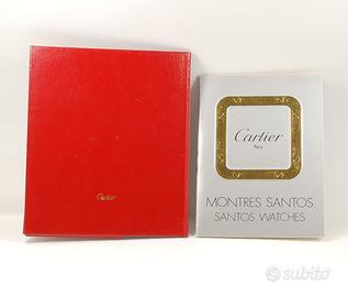 Cartier Santos manuale istruzione con porta docume