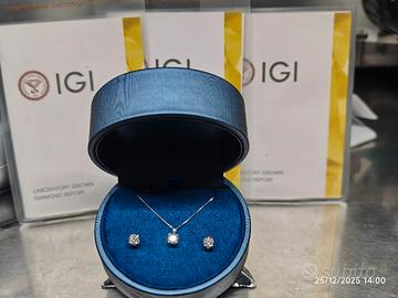 orecchini e punto luce 1.50ct D VS1 Color IGI