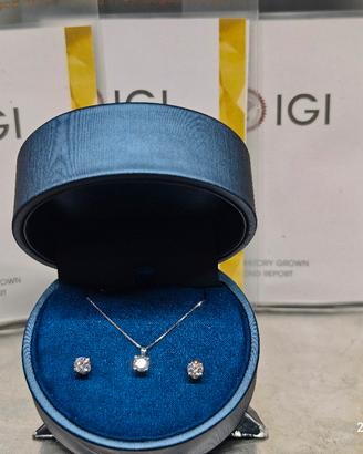 orecchini e punto luce 1.50ct D VS1 Color IGI