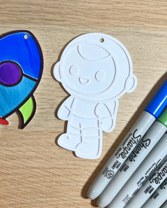 Kit Colorare Bambini Tema Spazio