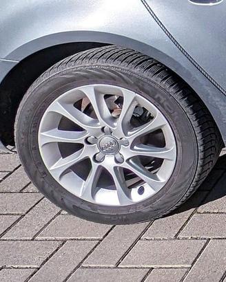 4 Cerchi gomme lega Audi A3 ORIGINALI 16 pollici