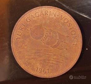 Gettone Vintage Shell 1961 "Yuri Gagarin Vostok1"