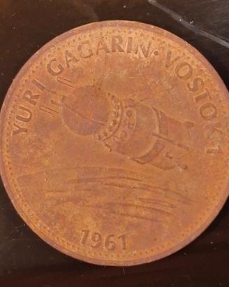 Gettone Vintage Shell 1961 "Yuri Gagarin Vostok1"