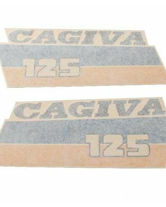 Coppia adesivi fianco serbatoio Cagiva Elefant 3 -