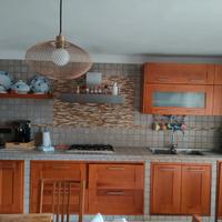 Cucina in finta muratura