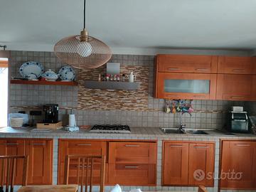 Cucina in finta muratura