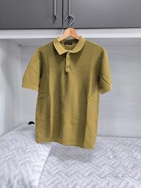 polo in maglia buger verde 