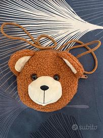 Borsetta a forma di orso + portachiavi