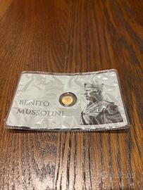Moneta 10 lire commemorativa Mussolini