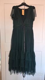 vestito cerimonia verde