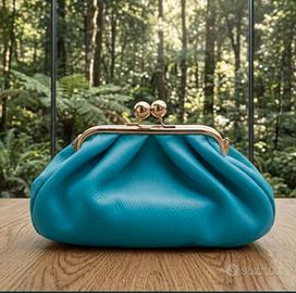 Borsa Pasticcino Bag mini color ottanio