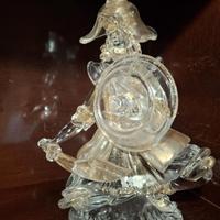 Samurai in vetro di Murano lavorata a mano