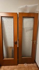 Porta legno vetro da interni