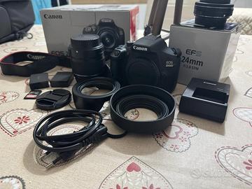 Canon EOS2000D + ACCESSORI per kit completo