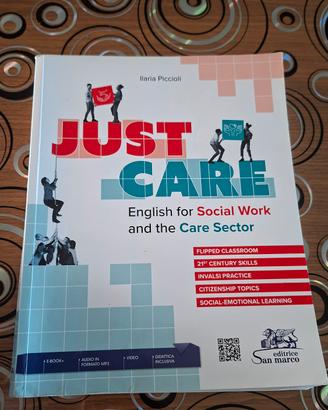 Libro scolastico inglese Just Care