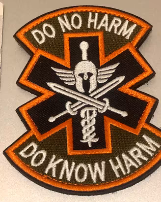 Patch Croce Medical toppa militare velcro tactical