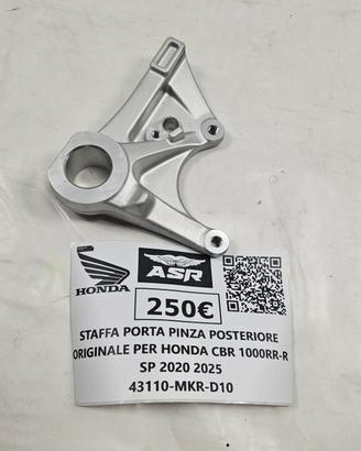 STAFFA PORTA PINZA POSTERIORE PER HONDA CBR 1000 R