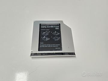 adattore secondo hard disk portatile hdd ssd sata