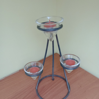 Candelabro porta candele ferro