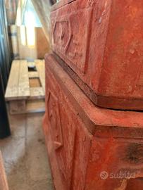 Stufa a legna in terracotta (tipo Becchi)