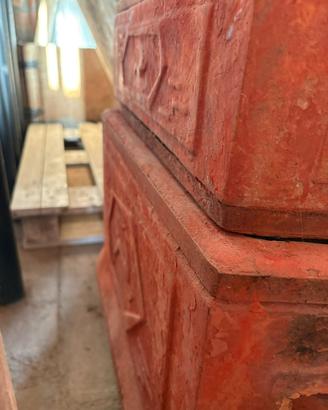 Stufa a legna in terracotta (tipo Becchi)