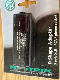 Neutrik adattatore 3poli XLR F to PIN RCA 8pz