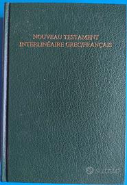 NUOVO TESTAMENTO  interlineare Greco Francese