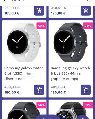 Samsung watch 8 44mm