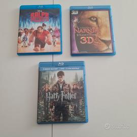 bluRay e DVD harry potter e Narnia