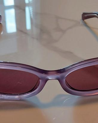 Due occhiali da sole donna ovali multicolore