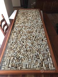 Piano tavolo tappi sughero