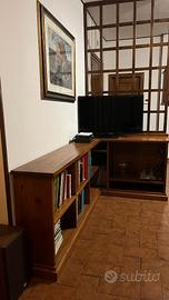 Libreria in legno massello