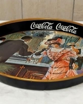 VECCHIO VASSOIO COCA COLA VINTAGE