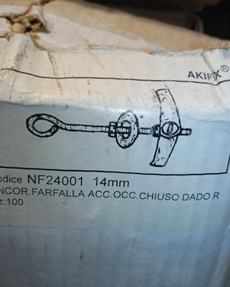 Tassello a farfalla per cartongesso