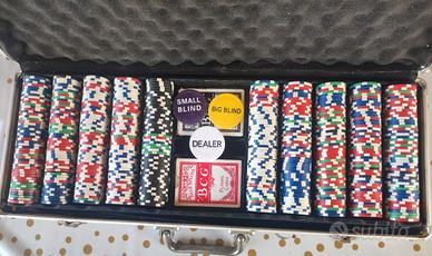Valigetta poker vintage completa